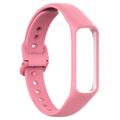 Bracelet en Silicone de Rechange avec Cadre Intégré Samsung Galaxy Fit 2 - Rose