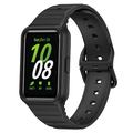 Bracelet en Silicone de Rechange avec Cadre Intégré Samsung Galaxy Fit3 - Noir