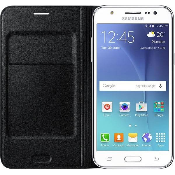 Noir 2015 Samsung BT-EFWJ500BBEGWWB Etui portefeuille pour Samsung Galaxy J5 