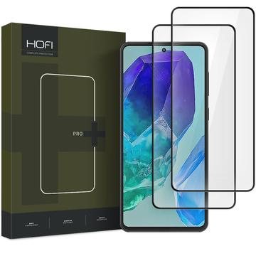 Protecteur d’Écran Samsung Galaxy M55/F55/C55 en Verre Trempé - Hofi Premium Pro+ - 2 Pièces - Bord Noir