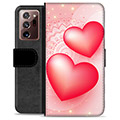 Étui Portefeuille Premium Samsung Galaxy Note20 Ultra - Love