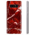 Coque Samsung Galaxy Note8 en TPU - Marbre Rouge