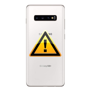 Réparation Cache Batterie pour Samsung Galaxy S10+ - Blanc Céramique