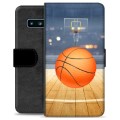 Étui Portefeuille Premium Samsung Galaxy S10 - Basket-ball