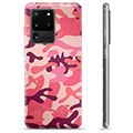 Coque Samsung Galaxy S20 Ultra en TPU - Camouflage Rose