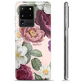 Coque Samsung Galaxy S20 Ultra en TPU - Fleurs Romantiques
