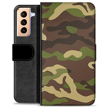 Étui Portefeuille Premium Samsung Galaxy S21+ 5G - Camouflage