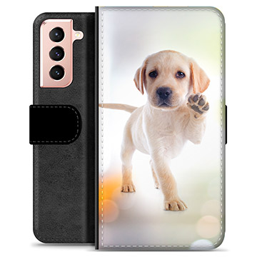 Étui Portefeuille Premium Samsung Galaxy S21 5G - Chien