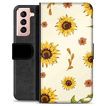 Étui Portefeuille Premium Samsung Galaxy S21 5G - Tournesol