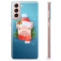 Coque Samsung Galaxy S21 5G en TPU - Cochonnet d'Hiver