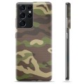 Coque Samsung Galaxy S21 Ultra 5G en TPU - Camouflage