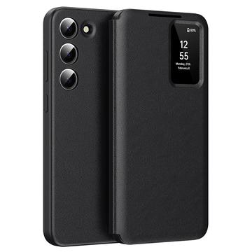 Étui à rabat Samsung Galaxy S22 5G Smart Clear View avec fente pour carte