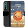 Étui Portefeuille Premium Samsung Galaxy S22+ 5G - Basket-ball