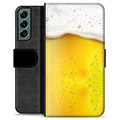 Étui Portefeuille Premium Samsung Galaxy S22+ 5G - Bière