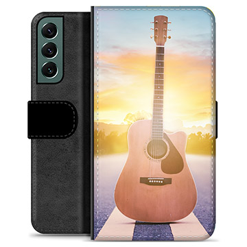 Étui Portefeuille Premium Samsung Galaxy S22+ 5G - Guitare