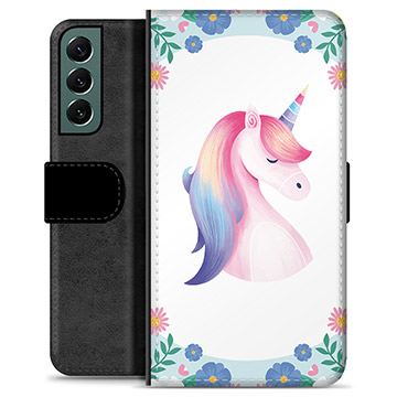 Étui Portefeuille Premium Samsung Galaxy S22+ 5G - Licorne