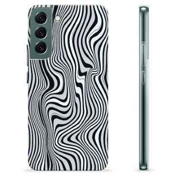 Coque Samsung Galaxy S22+ 5G en TPU - Zèbre Hypnotisant