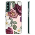 Coque Samsung Galaxy S22+ 5G en TPU - Fleurs Romantiques