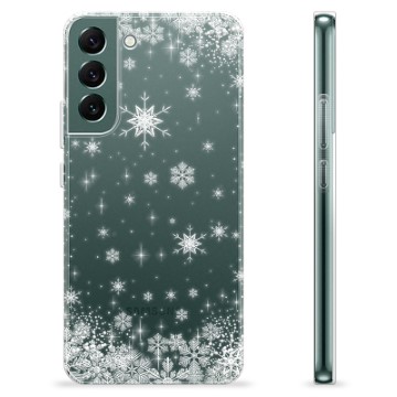 Coque Samsung Galaxy S22+ 5G en TPU - Flocons de Neige