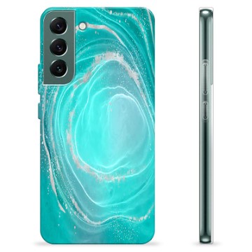 Coque Samsung Galaxy S22+ 5G en TPU - Tourbillon Turquoise