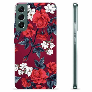 Coque Samsung Galaxy S22+ 5G en TPU - Fleurs Vintage