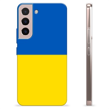 Coque Samsung Galaxy S22 5G en TPU Drapeau Ukraine - Jaune et bleu clair