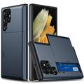 Samsung Galaxy S22 Ultra 5G Hybrid Case with Sliding Card Slot