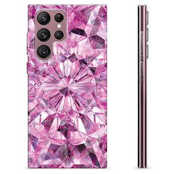 Coque Samsung Galaxy S22 Ultra 5G en TPU - Cristal Rose