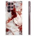 Coque Samsung Galaxy S22 Ultra 5G en TPU - Marbre Rubis