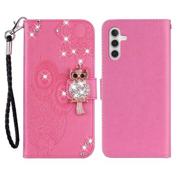 Etui Samsung Galaxy S23 FE Owl Rhinestone