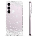 Coque Samsung Galaxy S23 5G en TPU - Flocons de Neige