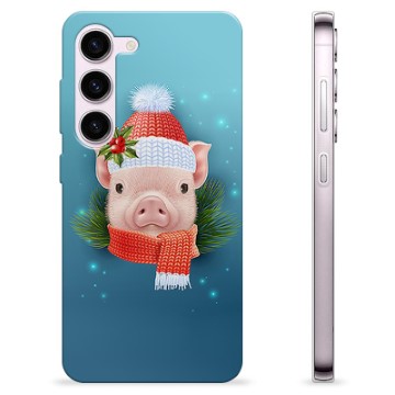 Coque Samsung Galaxy S23 5G en TPU - Cochonnet d\'Hiver