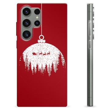 Coque Samsung Galaxy S23 Ultra 5G en TPU - Boule de Noel