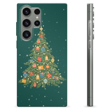 Coque Samsung Galaxy S23 Ultra 5G en TPU - Sapin de Noël