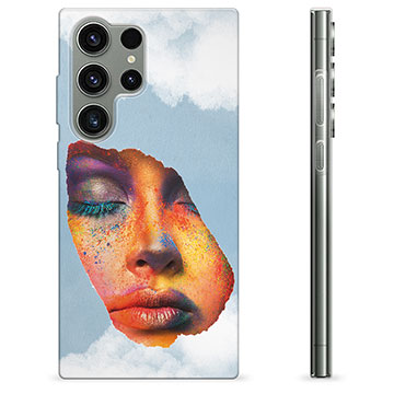 Coque Samsung Galaxy S23 Ultra 5G en TPU - Peinture de Visage