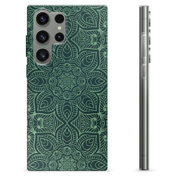 Coque Samsung Galaxy S23 Ultra 5G en TPU - Mandala Vert