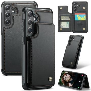 Étui Samsung Galaxy S24 Caseme C22 avec portefeuille de cartes protégé par RFID - Noir