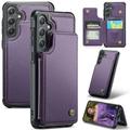 Étui Samsung Galaxy S24 Caseme C22 avec portefeuille de cartes protégé par RFID - Violet