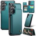 Étui Caseme C22 Samsung Galaxy S24 FE avec portefeuille de cartes protégé par RFID - Vert