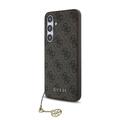 Coque Hybride Samsung Galaxy S24 FE Guess 4G Charms Collection - Marrone