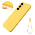 Coque Samsung Galaxy S24 FE en Silicone Liquide - Jaune