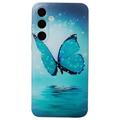 Coque Samsung Galaxy S24 FE en TPU Stylish Ultra Fin - Papillon Bleu