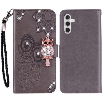 Etui Samsung Galaxy S24 Owl Rhinestone