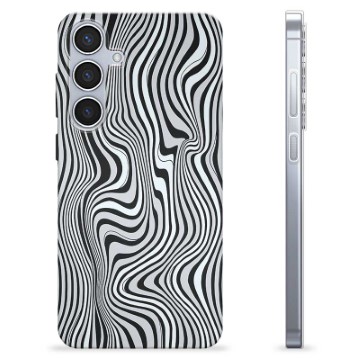 Coque Samsung Galaxy S24+ en TPU - Zèbre Hypnotisant