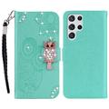 Etui Samsung Galaxy S24 Ultra Hibou Strass