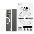 Coque Samsung Galaxy S24 Ultra PanzerGlass Care Transparent Urban Combat - Compatible MagSafe - Blanche