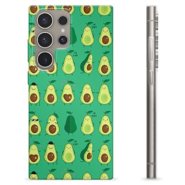 Coque Samsung Galaxy S24 Ultra en TPU - Avocado Pattern