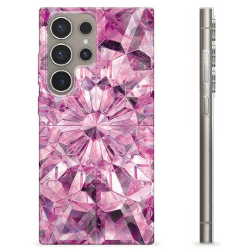 Coque Samsung Galaxy S24 Ultra en TPU - Cristal Rose