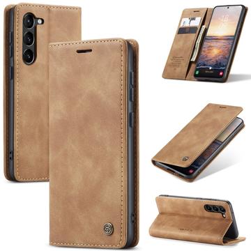 Étui Portefeuille Samsung Galaxy S24+ Caseme Série 013 - Marrone