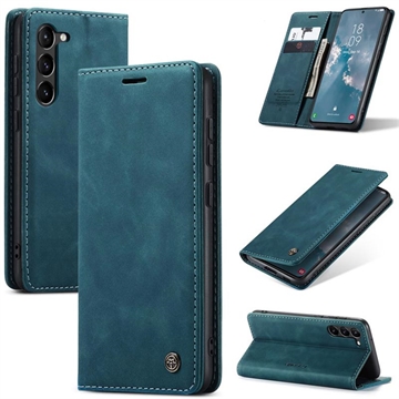 Étui Portefeuille Samsung Galaxy S24+ Caseme Série 013 - Bleu